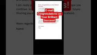 E-mail💥💥Congratulations on Your Brilliant Success!✅✅✅✅SSC,HSC,All Exams
