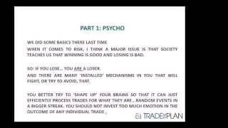 Trading Psychologist Chris Boon on Money&Risk