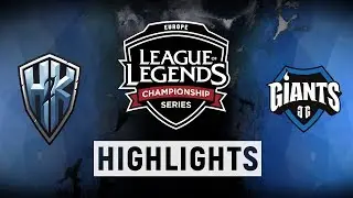 H2K vs. GIA - EU LCS Week 1 Day 1 Match Highlights (Summer 2018)
