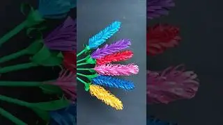 Easy and Beautiful Paper lavender flowers  ||  How to make beautiful paper flowers