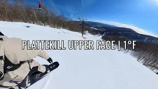 Shredding Plattekill Mountain Upper Face - Insta360 X2 POV