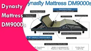 DynastyMattress DM9000s Twin XL Adjustable Bed Base Frame | Heavy Duty adjustable bed