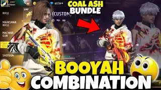 August FF New Booyah Bundle Combination❣️ Coal Ash bundle Combination New Booyah Pass Bundle
