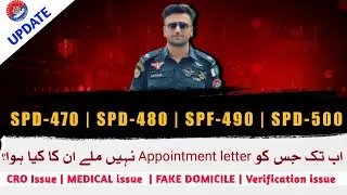 Fake Domicile| Cro issue | Medical Issue | Verification Issue - SPD-470 , SPD-480 ,SPF-490, SPD-500