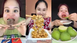Dubai Chocolate, Natto, Mango with Fish Sauce and Sugar | Chich Bong | #mukbang #food #review