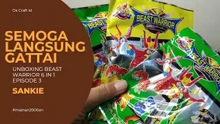 MUDAH MUDAHAN GATTAI | UNBOXING ANIMAL WARRIOR A.K.A BEAST WARRIOR 6 in 1 episode 3