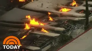 Fire Engulfs Amazon Warehouse In California; No Injuries Reported | TODAY
