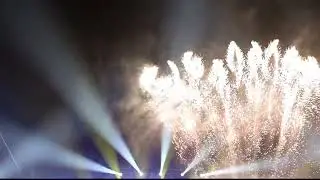 Stage lights effect video background