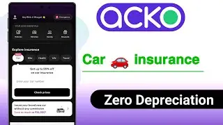 ACKO Car insurance Zero Depreciation