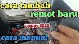 tambah remot baru scoopy 2025 cara manual