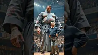 The Giant and the Elder An Epic Encounter in the Arena #short #EpicMoment #ArenaBattle #Giant