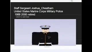 Roblox Veteran Day Assembly Story Of Joshua_Cheatham RLeeEremy32206 How He Joined The USMC