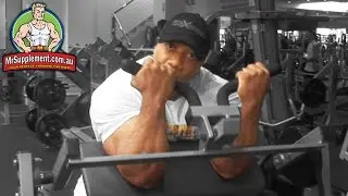 Shawn Rhoden's Hammer Strength Preacher Curl