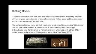 Ancient Egyptian childbirth rituals- Alyson Ashamalla