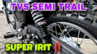 Super Irit‼️TVS MAX 125 SEMI TRAIL | Berita Otomotif 2024