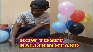 how to set balloon stand#howtosetballoonstand#balloonstand.