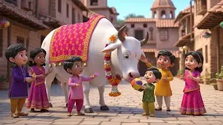 Gaiya meri gaiya | Gaiya | Kids Hindi Rhyme | Disney Pixar Style Animation | Preschool Learning Song