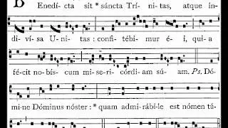 Benedicta Sit Sancta Trinitas - Trinity Sunday Introit