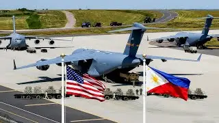 Philippines Shocked! Female US C-17 Globemaster III Pilot Carries Thousands of Military Equipment