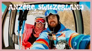 Anz&egrave;re, Switzerland VLOG | Learning To Ski