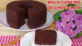 BOLO DE CHOCOLATE FÁCIL E FOFINHO QUE DESMANCHA NA BOCA! SUPER FÁCIL DE FAZER