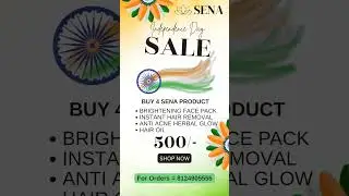 #Independence sale#senanaturals #sena Hair removal pack #brighteningfacepack #anti acne herbal glow