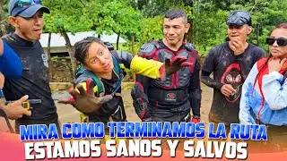 Llegamos a un lugar seguro! ya termino lo mas difícil de la ruta, fuimos pocos los sobrevivientes