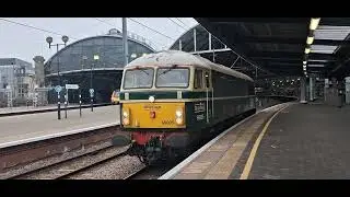 69005 - GBRf - Departing Newcastle Central Station heading to Bo'ness Exchange Sdgs Gbrf.