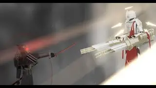 Emperor's blade vs Apostolic knight  | Arknights - Fanmade 3D animation