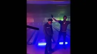 Antonio Brown Shooting A Music Video With Young Thug!