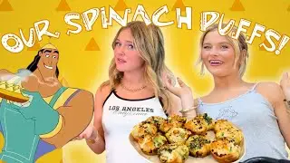 Мы приготовили шпинатные пирожки Кронка в реальной жизни 🥬✨ (Рецепт из диснеевского мультфильма!)