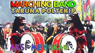 AKSI MEMUKAU MARCHING BAND POLTEKIP GEMPARKAN STADION GBK