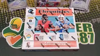 2022 Chronicles Draft Picks Football Hobby Box Opening. 4 Hits per Box!