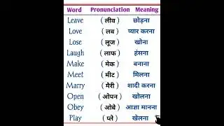 आसान आसानी से याद words  और meaning #viral #video