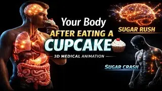 Your Body After Eating a Cupcake 🧁 | 3D Medical Animation