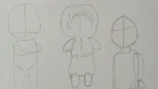 How to draw chibi basic body shape || Near Art