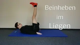 Beinheben im Liegen - Sportbegeistert.net