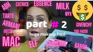 Huge Makeup Haul ⎮ Part 2 ⎮  Ahi Lifestyle