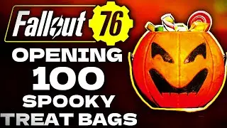 Opening 100 Spooky Treat Bags - Fallout 76