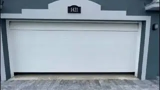 Double the Efficiency: 2 Garage Doors and 1 Opener Installed, All in Just One Day! #Southflorid