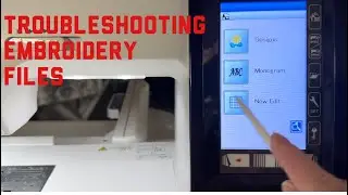 Устранение неисправностей Janome Memory Craft 9850: устранение проблем с загрузкой вышивального файла | изменение размера