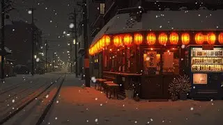 Quiet Snowfall Night ❄️ Lofi Radio for Studying, Sleeping & Peaceful Winter Vibes