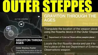 Destiny 2 - Triangulate the location of the weapon piece using the Rosetta device in 