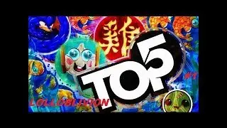 TOP 5 #1 BLOB.IO (GAME LIKE AGAR.IO) DESTRUCTION PLAYERS