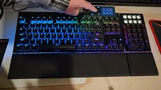 Dark Mount Keyboard Controlling the Media Dock & Lighting