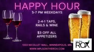 Happy Hour on the Patio at On the RoX