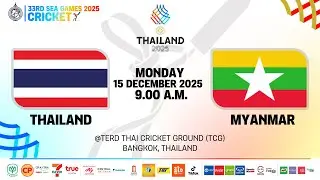 DAY 7 | LIVE🔴 33rd SEAGAMES 2025 - CRICKET SPORT | 09:00 A.M. | THAILAND VS MYANMAR | T20 | FEMALE