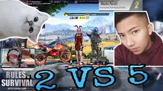 Duo VS Fireteam Ft SAXY /Rules Of Survival/-Ep.176/PrivatePlork