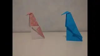 Helppo origami: pingviini / Easy penguin origami