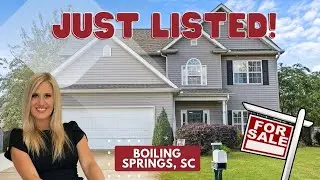 NEWLY LISTED! | Boiling Springs, SC | 4 BR 2.5 BATHS | Awesome Neighborhood!
